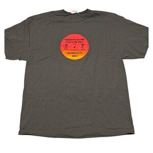 Joe Fresh Goods Kyle Forest Graphic T Shirt Green Record Nobodys No One Size XXL